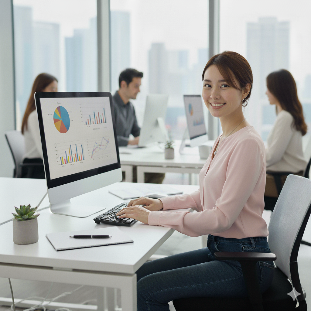 一般事務(通訳・翻訳サービス会社での事務業務＠東銀座)