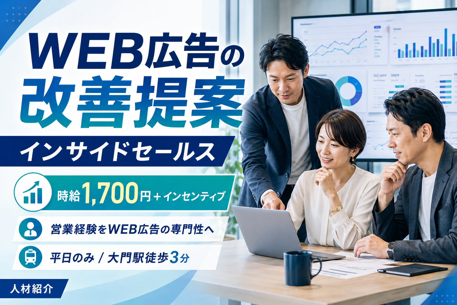 コールセンター・テレオペ（発信）(WEB広告の改善提案・インサイドセールス)