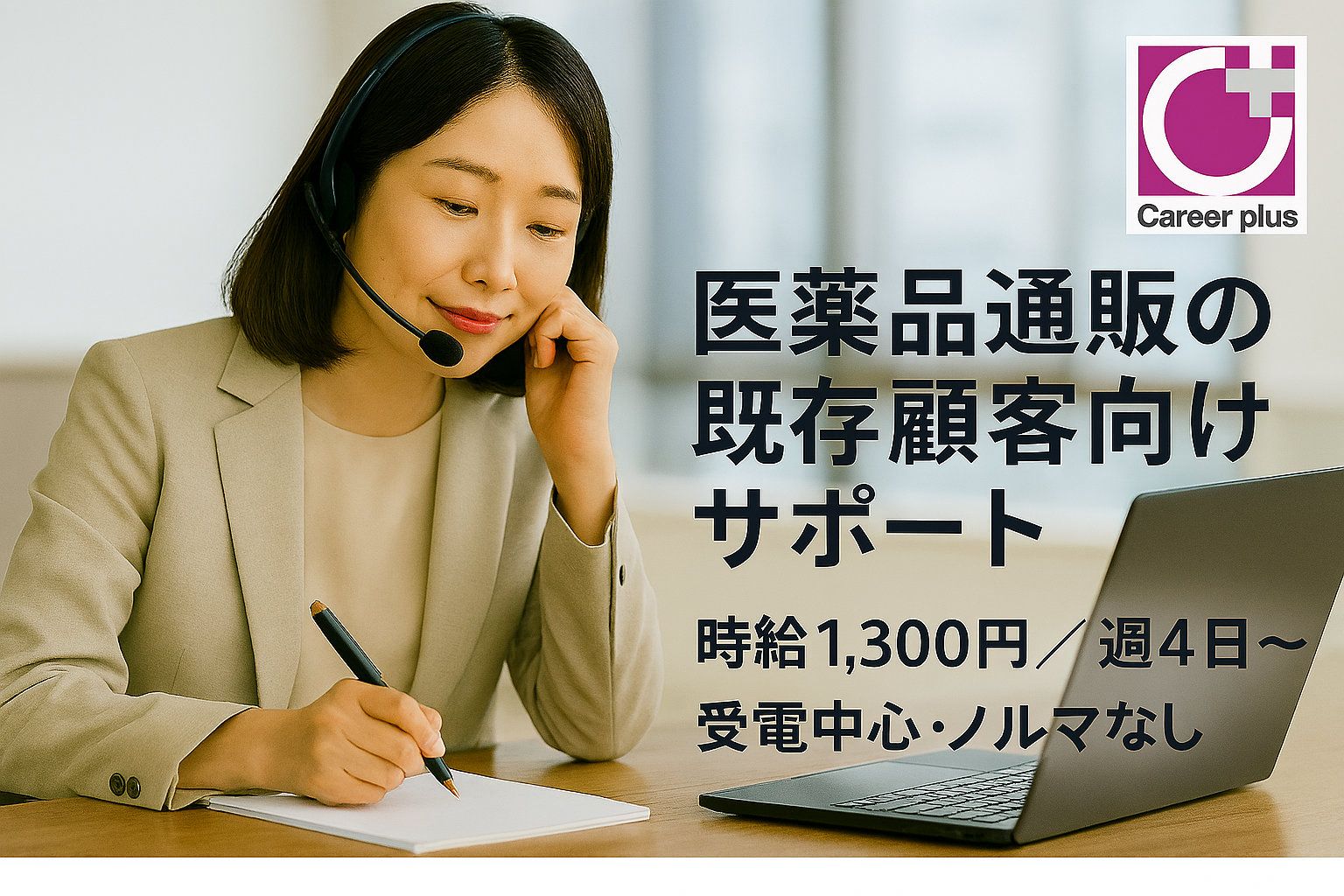 コールセンター・テレオペ（受信）(既存顧客向け通販サポート受電)