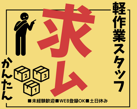 ピッキング（検品・梱包・仕分け）(倉庫内での部品のピッキング業務)