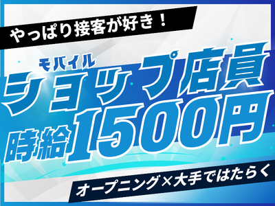 携帯販売(スマホショップの店頭接客ワーク)