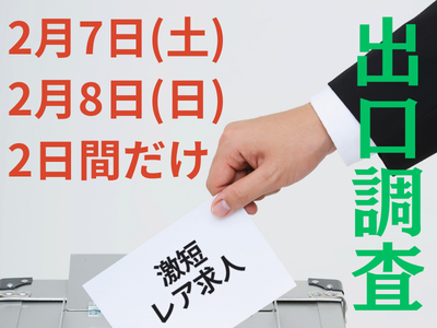 市場調査(衆議院選挙の出口調査)