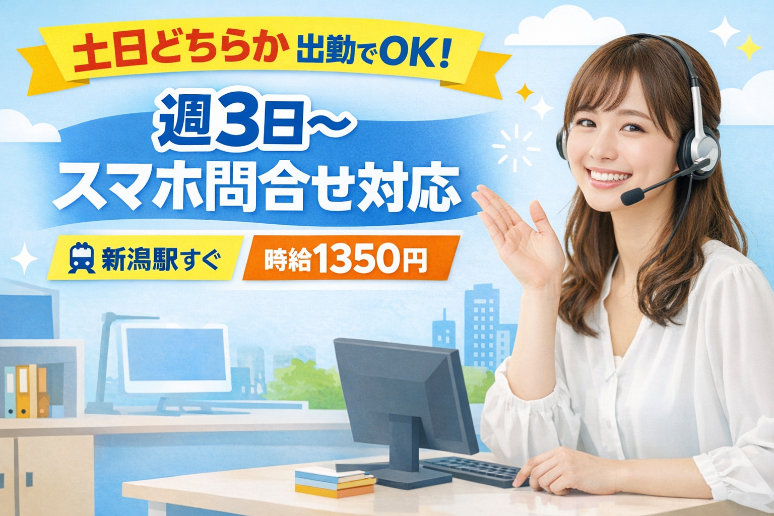 コールセンター・テレオペ（受信）(携帯電話の各種問合せ)