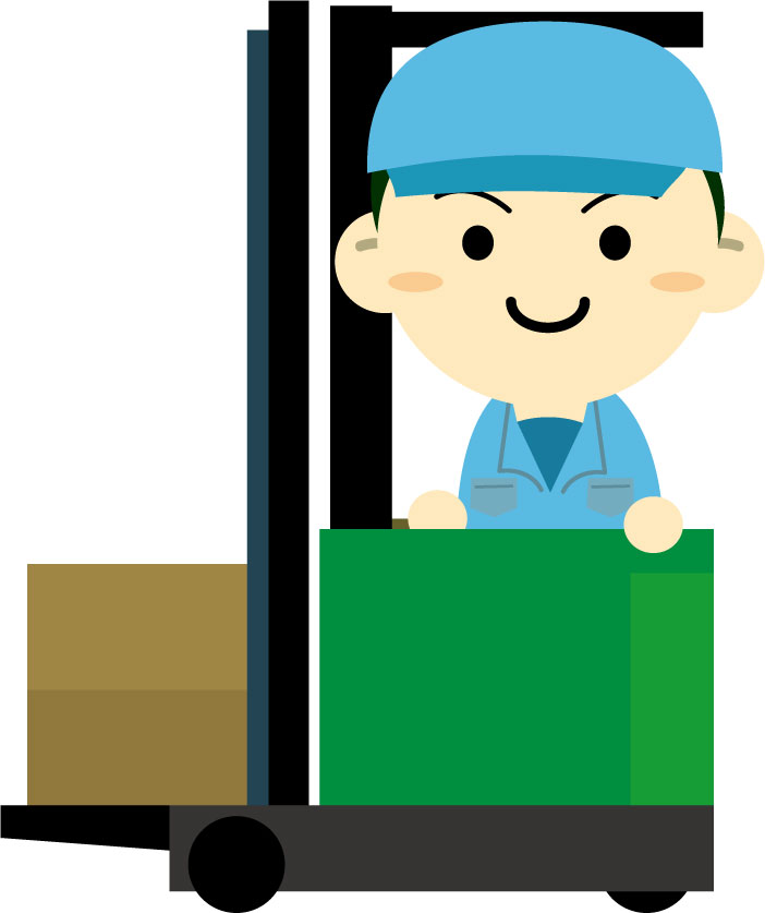 フォークリフト・玉掛け(倉庫内でのフォークリフト作業)