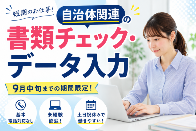 一般事務(自治体関連のデータ入力)