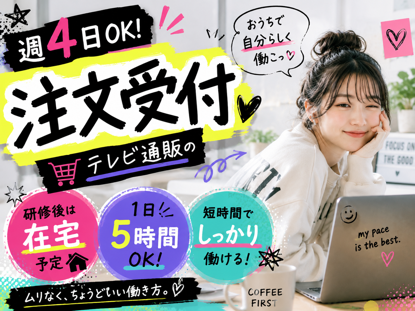 コールセンター・テレオペ（受信）(テレビ通販の注文受付スタッフ)