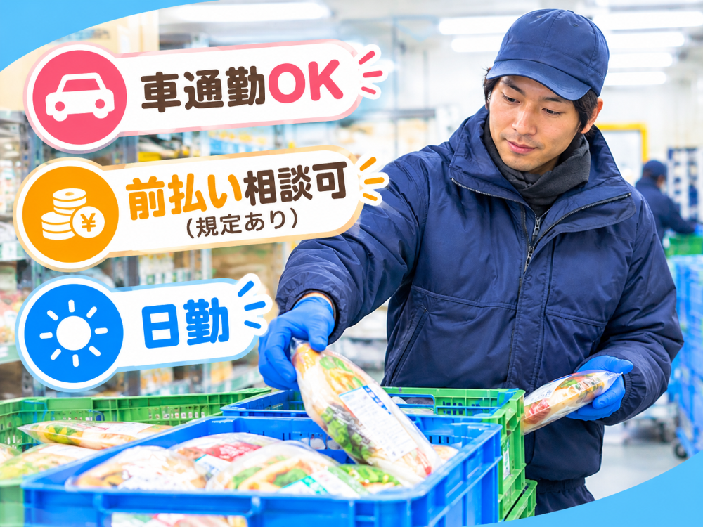 ピッキング（検品・梱包・仕分け）(倉庫内軽作業｜完全週休二日制｜9時～18時｜3ヶ月以上長期)