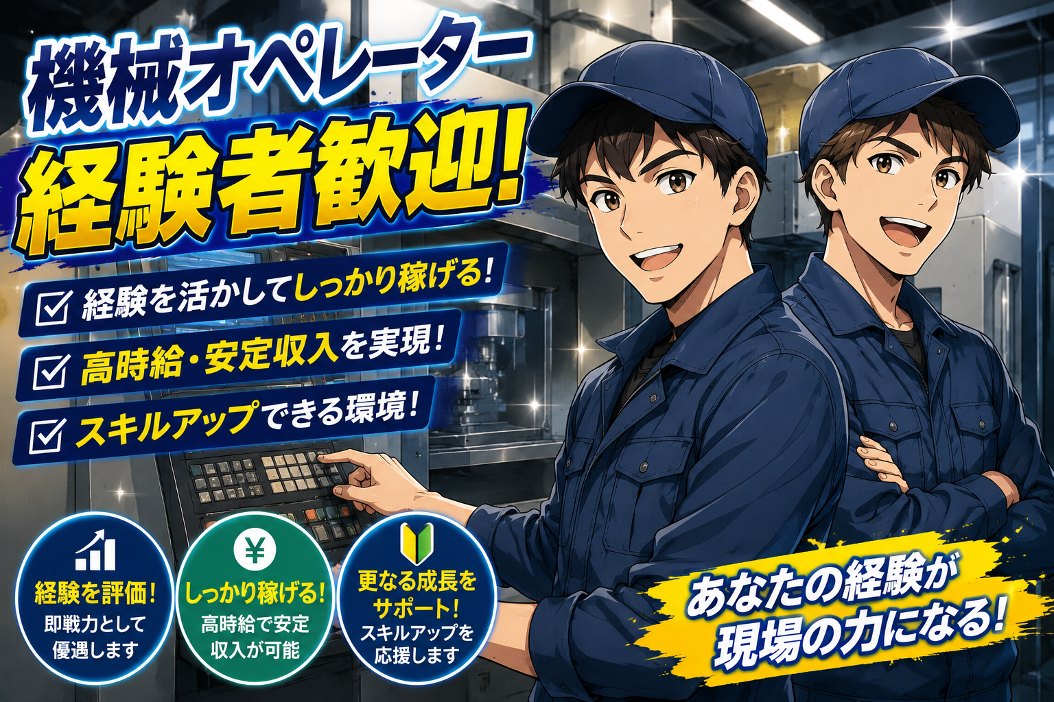 機械オペレーション（汎用・NC等）(土浦市/交代/土日休み/機械OP/長期)