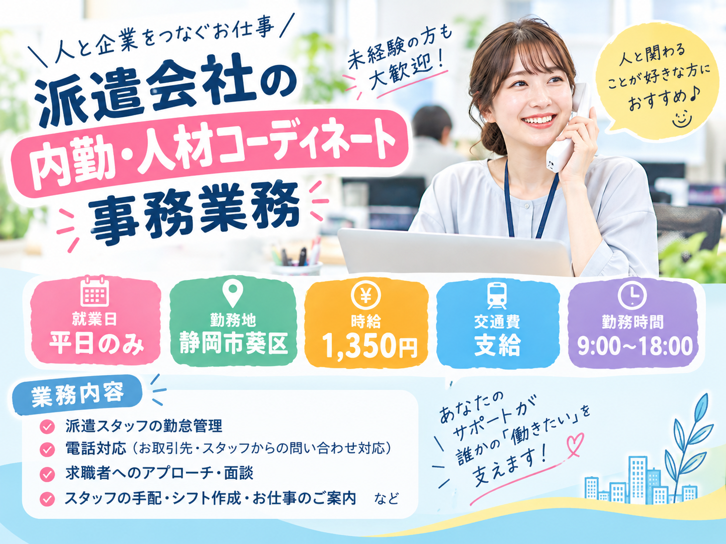 オフィス事務(コーディネーター事務)